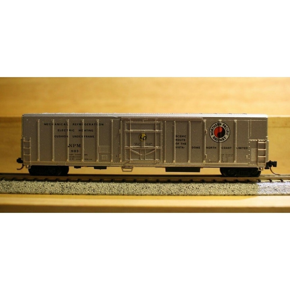 N Scale NPR 57' Mechanical Reefer /kEYSTONE WFE #801  RN-18815-4  RED CABOOSE H